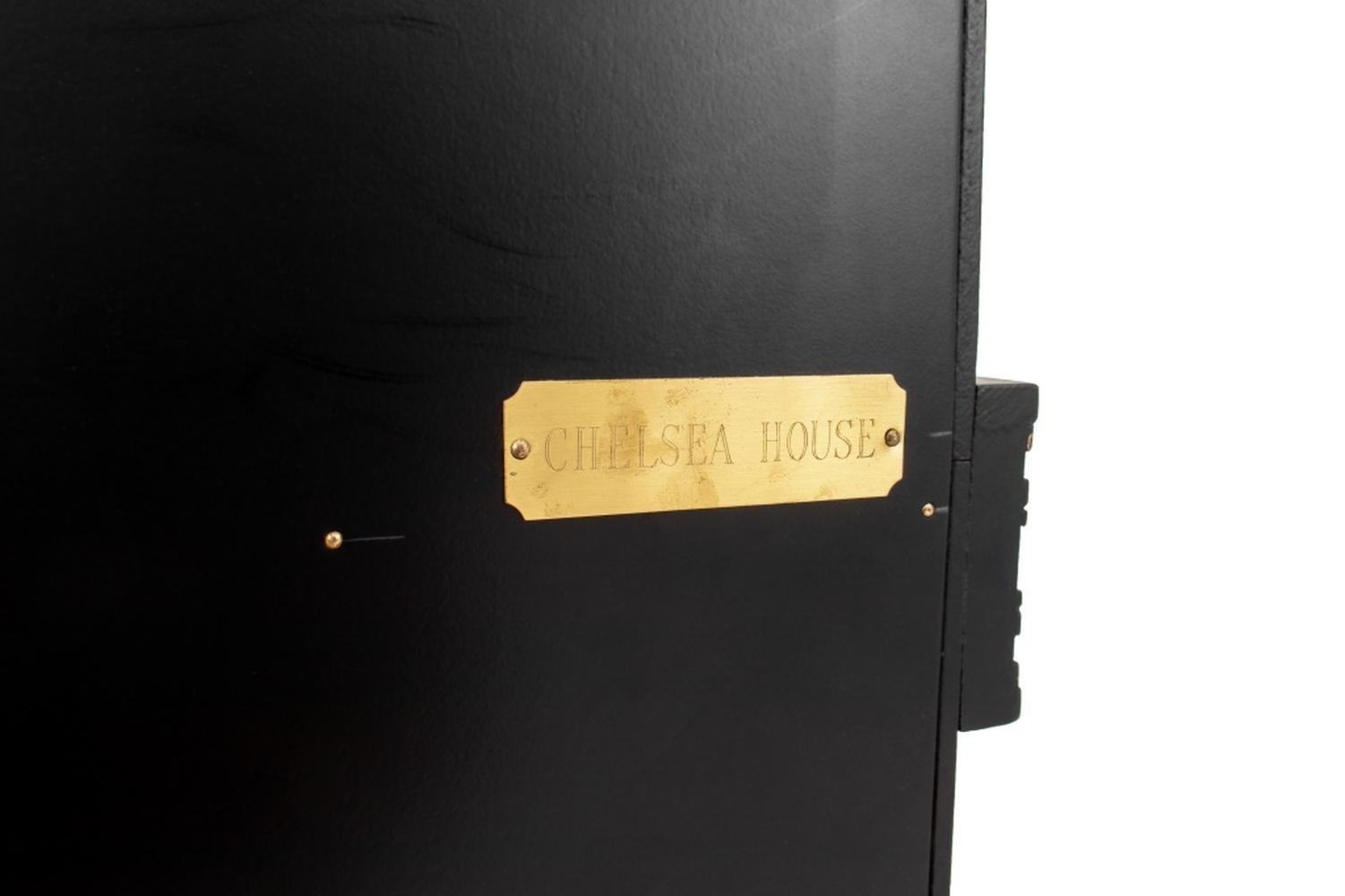 Chelsea House Regency Style Ebonized Obelisk Bookcase In Good Condition In Astoria, NY