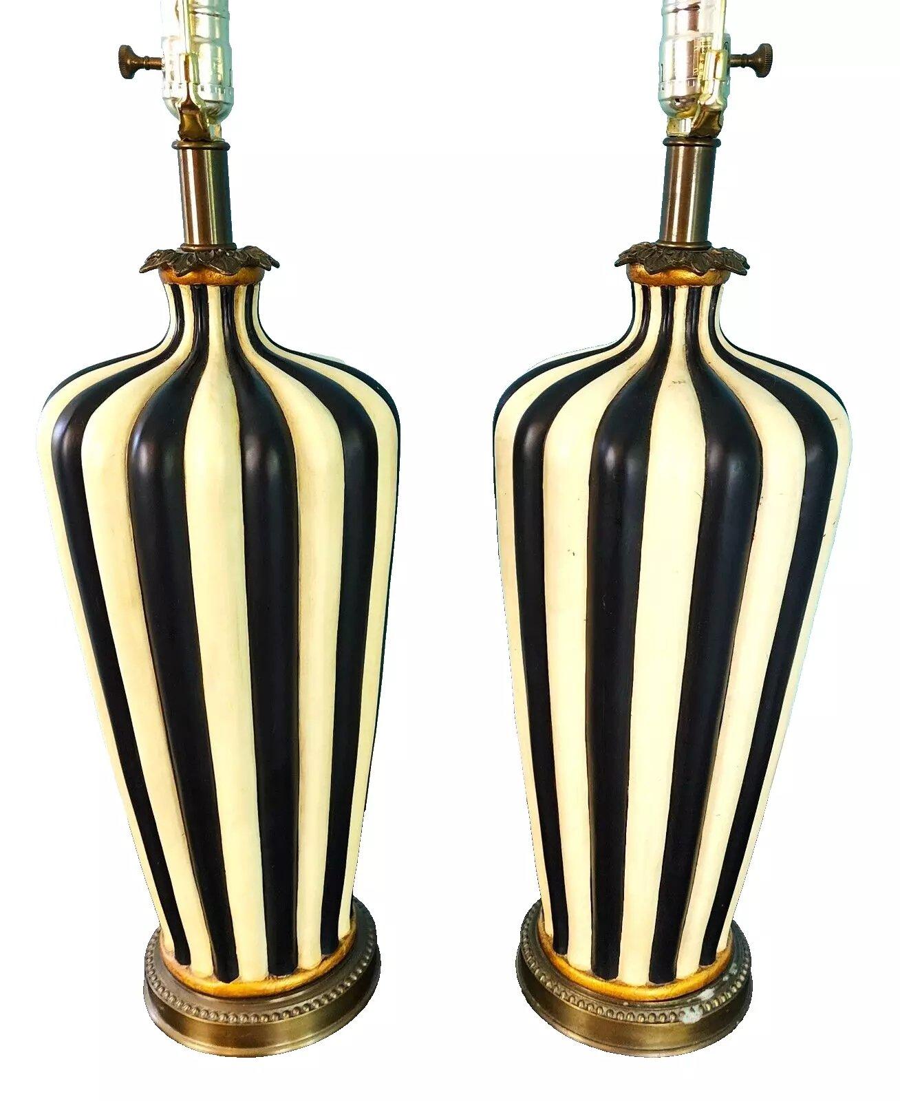 For FULL item description click on More Details below.

Offering One of Our Recent Palm Beach Estate Fine Lighting Acquisitions Of A
Pair of Chelsea House Table Lamps
Coloration: Black & Ivory

Approximate Measurements in Inches
33.5
