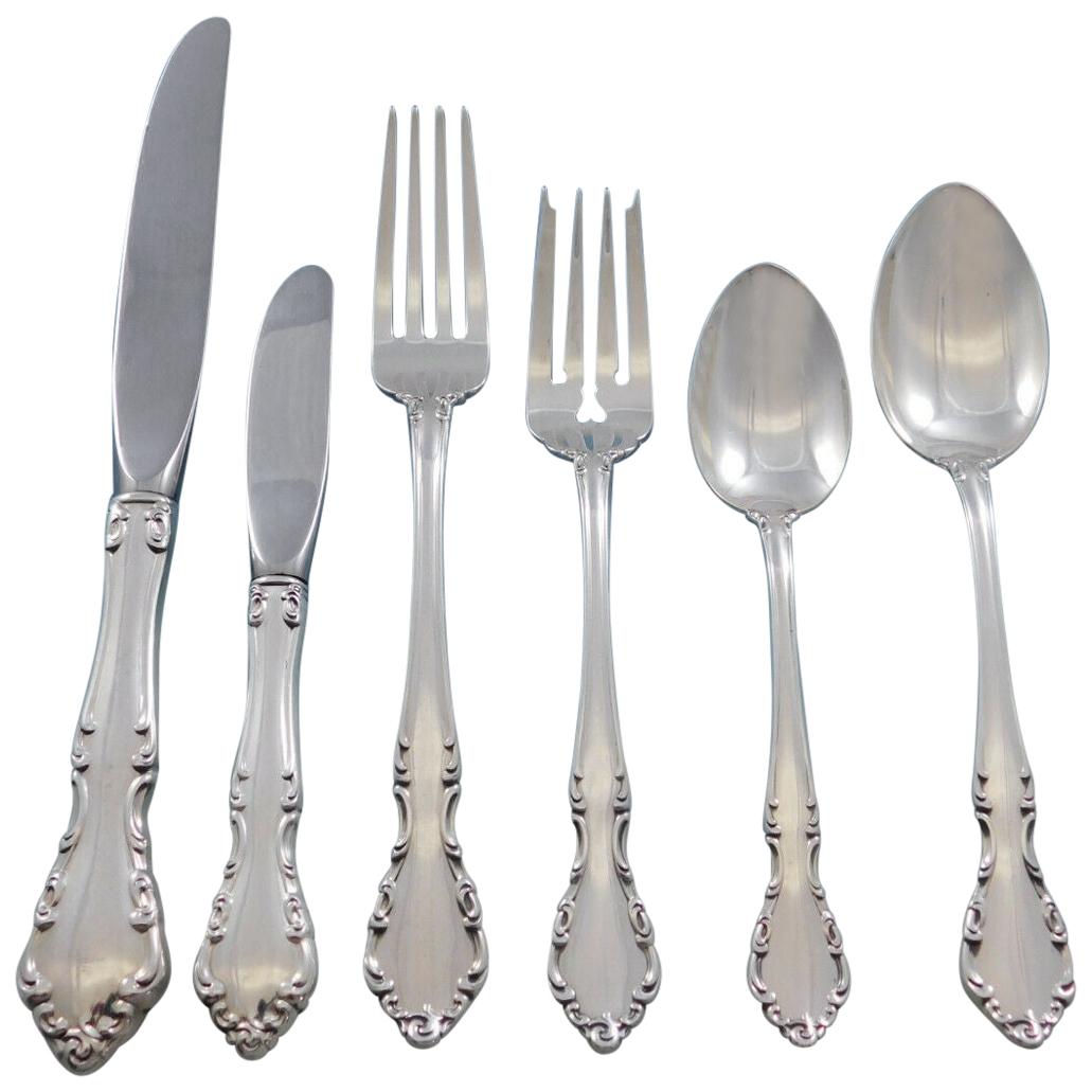 Chelsea Manor by Gorham Sterling Silver Flatware Service for 8 Set 56 Pieces