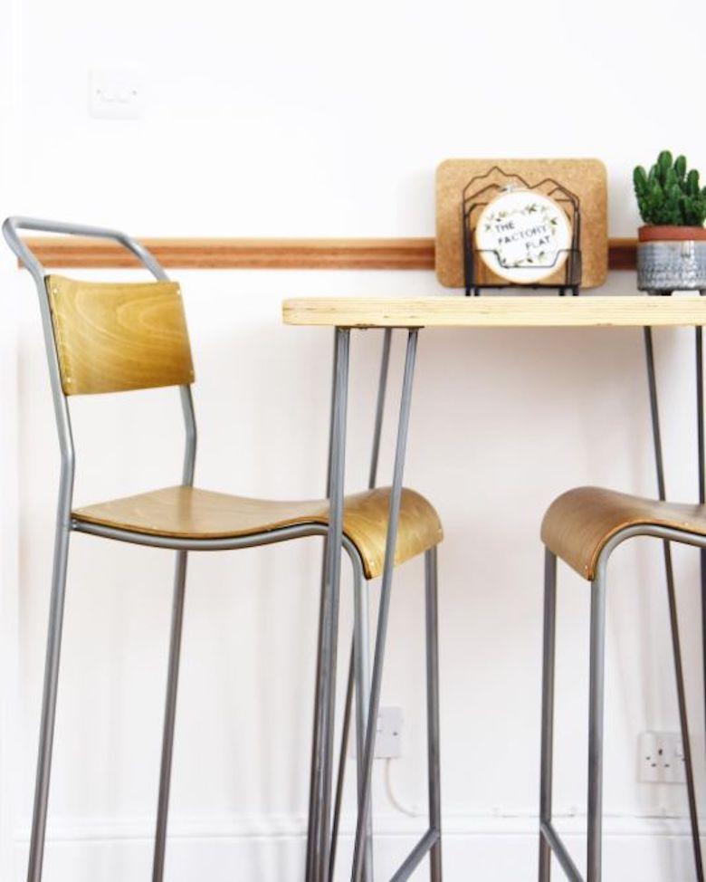 A stunning Chelsea plus stacking stool, 20th century. 

These stackable stools are the latest arrival to our ‘Chelsea Plus’ seating range. Available in bar height (76cm) and breakfast bar height (66cm).

This seating range is based on original