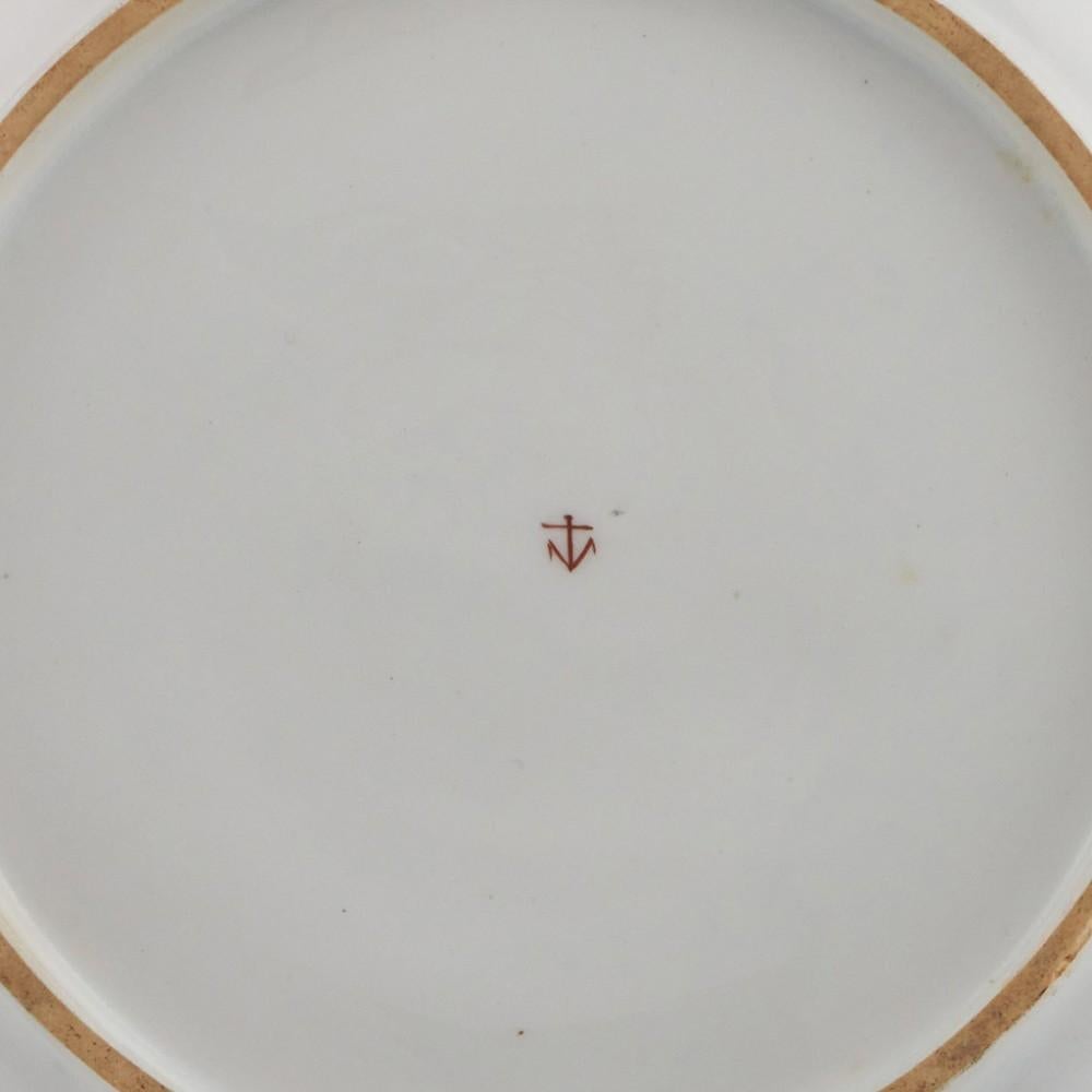 18th Century Chelsea Porcelain Dessert Plate  For Sale