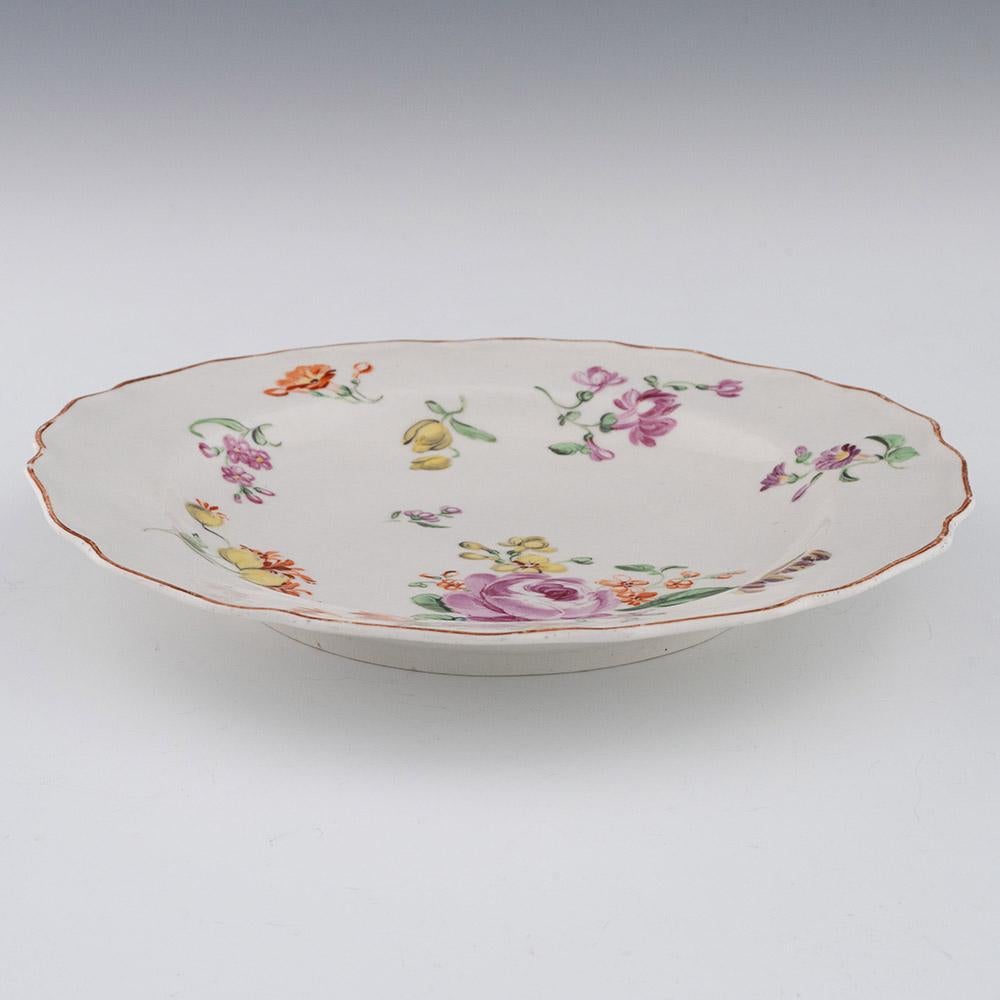 Anglais Chelsea Porcelain Assiette à dessert Ancre rouge en vente
