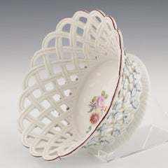 Chelsea Porcelain Reticulated Basket c1755