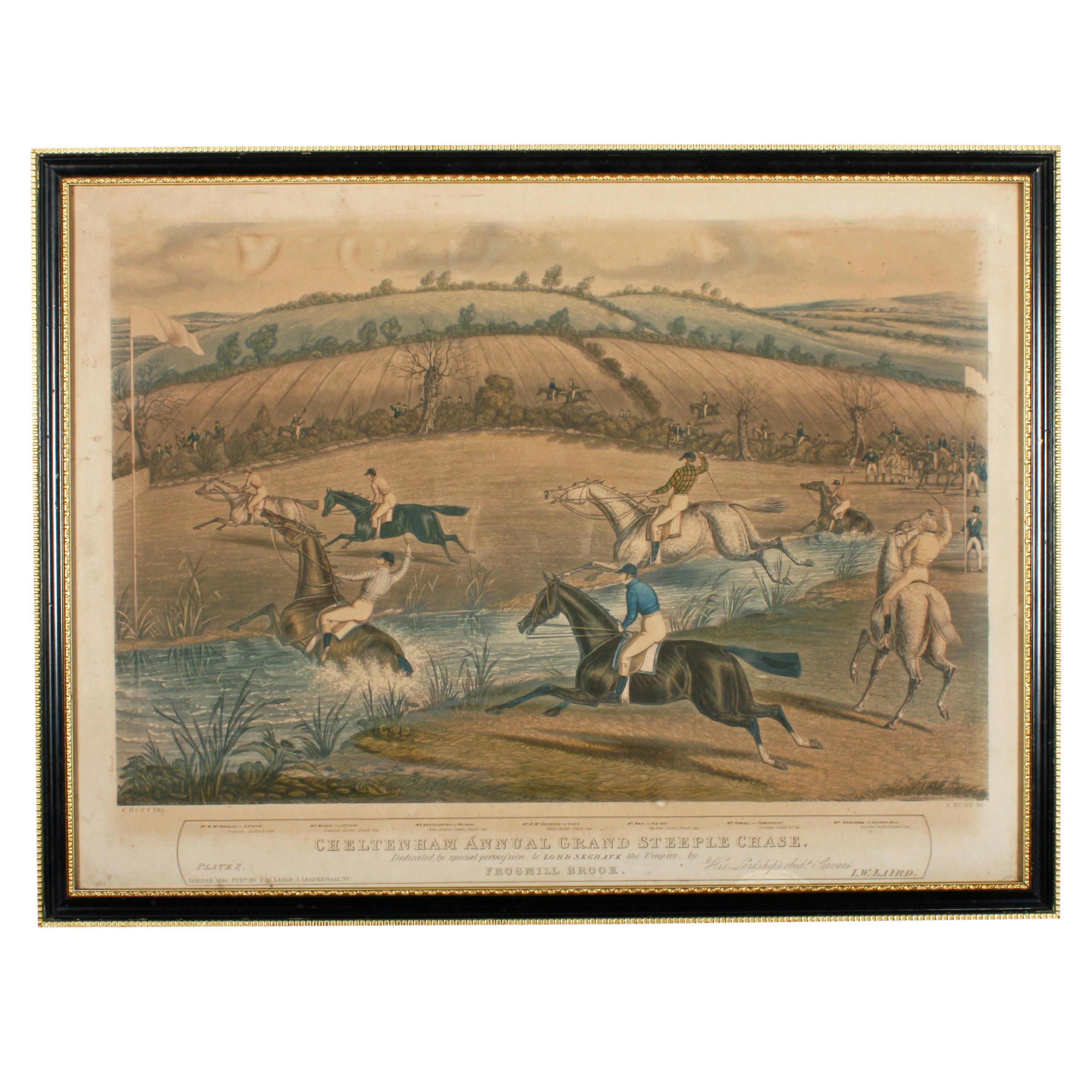 English Cheltenham Grand Steeple Chase Etchings For Sale