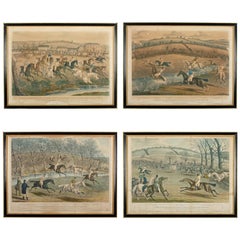 Antique Cheltenham Grand Steeple Chase Etchings