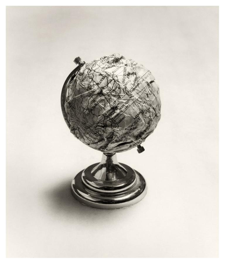 Chema Madoz Black and White Photograph - Untitled (Paper Globe)