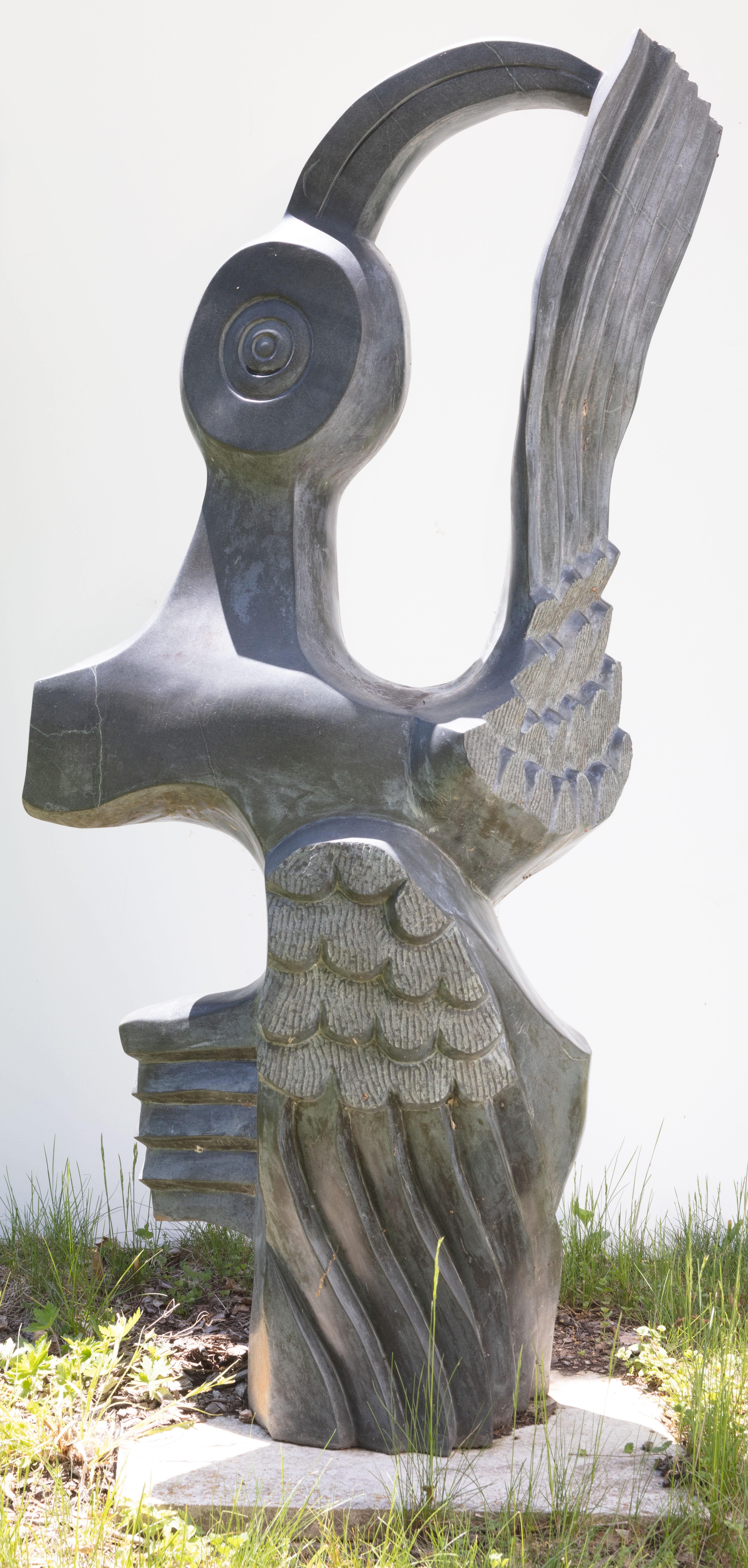 Chemedu Jemali Abstract Sculpture – Mein besonderer Vogel