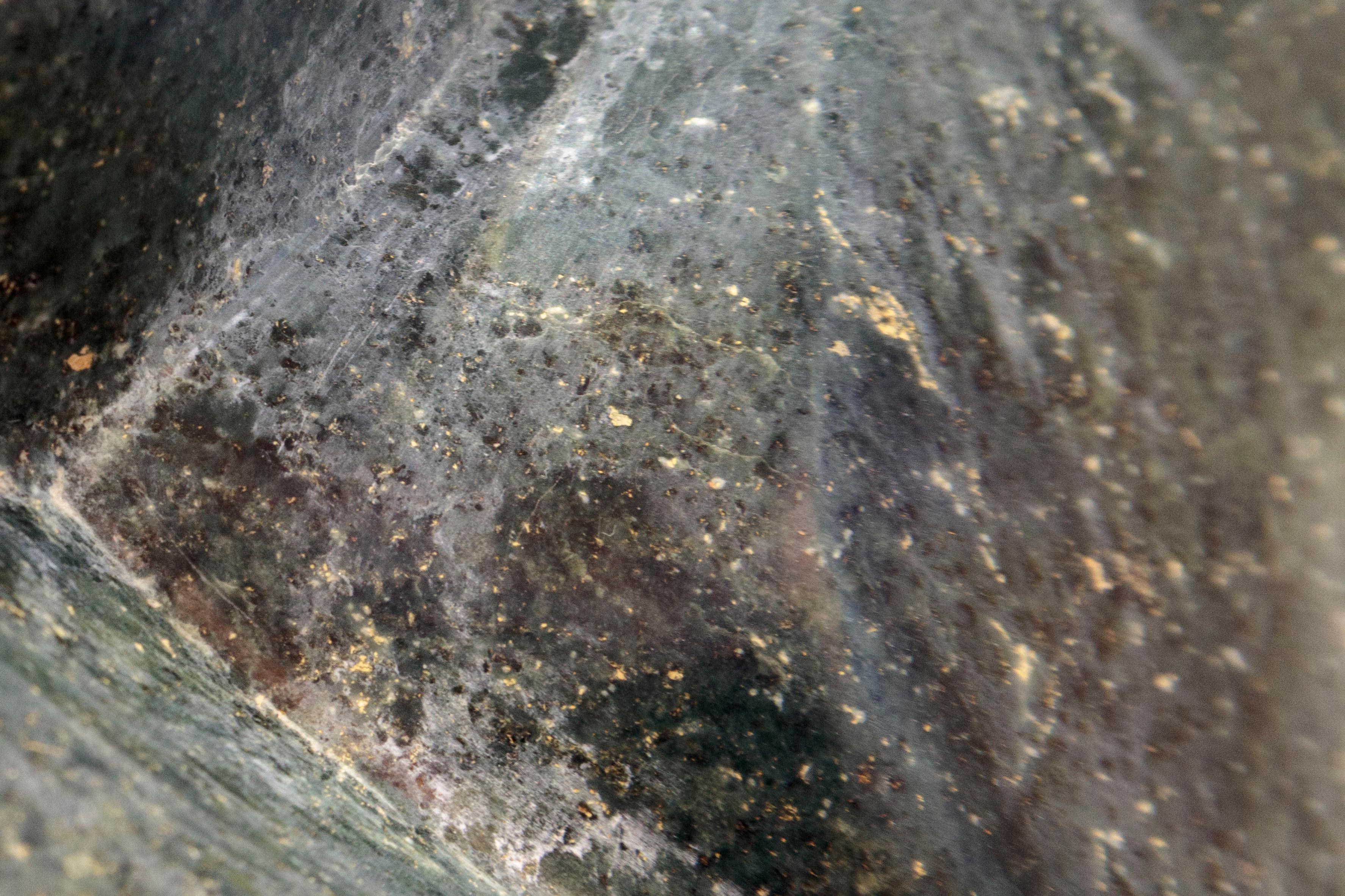 'Special Catch' stone Shona sculpture figure and fish signed by Chemedu Jemali For Sale 2