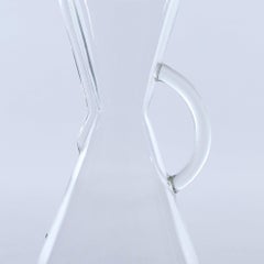 Chemex glass pitcher/vase w/ handle by Peter Schlumbohm for Chemex PYREX, 1941