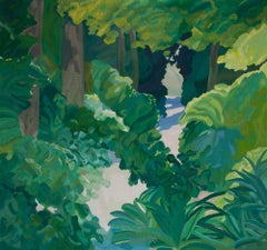 Chemin Forestier, Tapestry by Maison Pinton, from a Roger Mühl painting