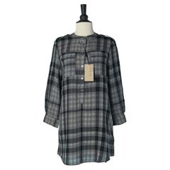 Vestido camisero con estampado de cuadros BURBERRY BRIT Nuevo