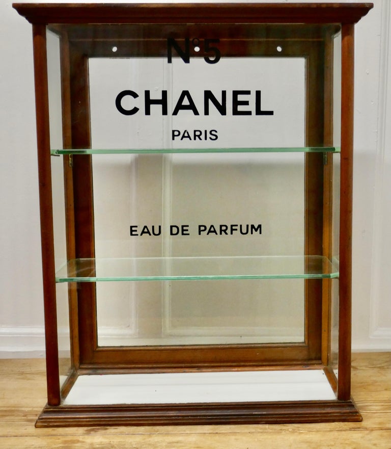 Chemist Shop Perfume Display Cabinet, Chanel No 5 at 1stDibs
