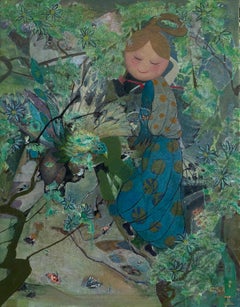 Chinese Contemporary Art by Chen Xiao Ying - The Wind Sweeps the Wind Series 01