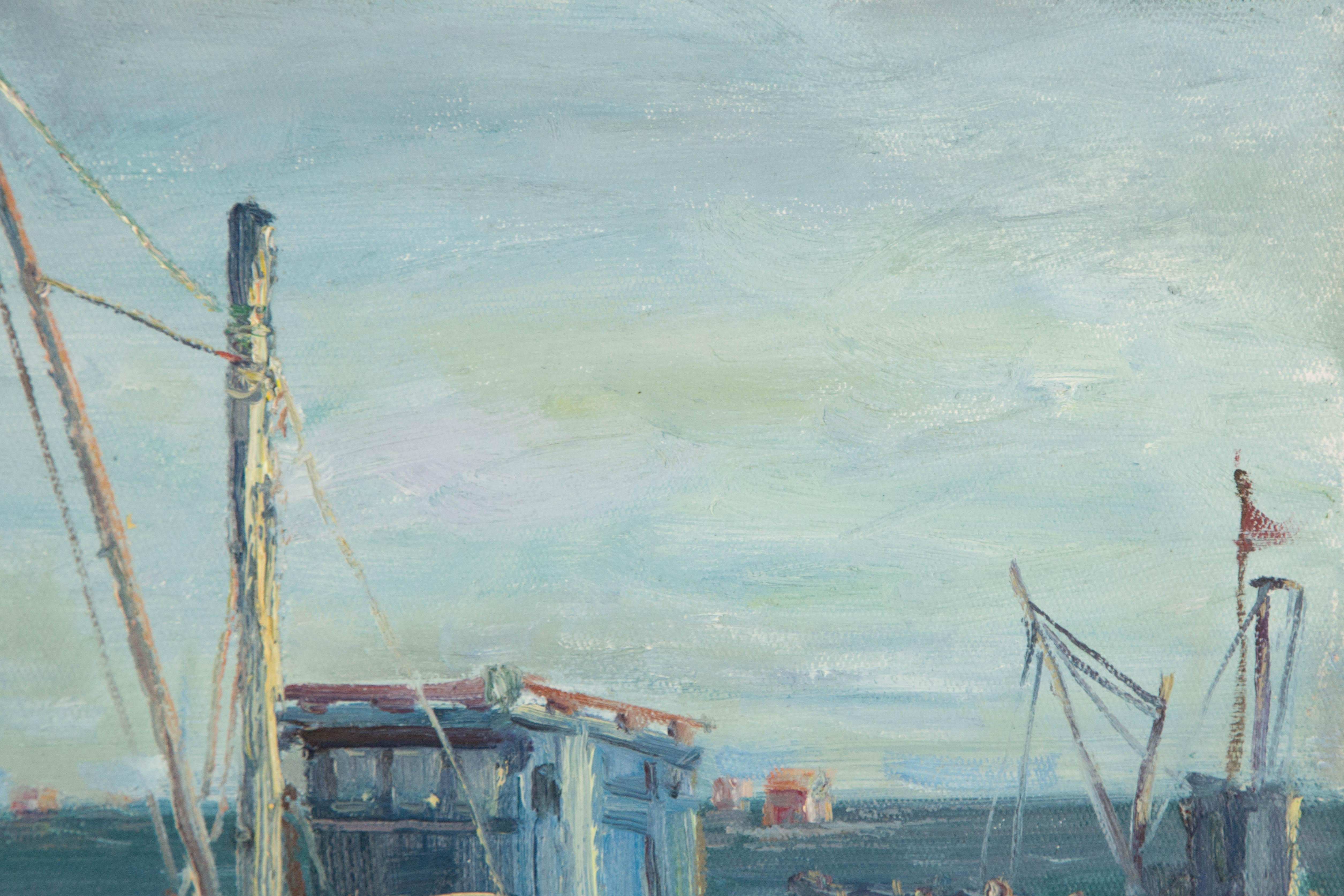 Chen Yao Wasserlandschaft Original Öl auf Leinwand 