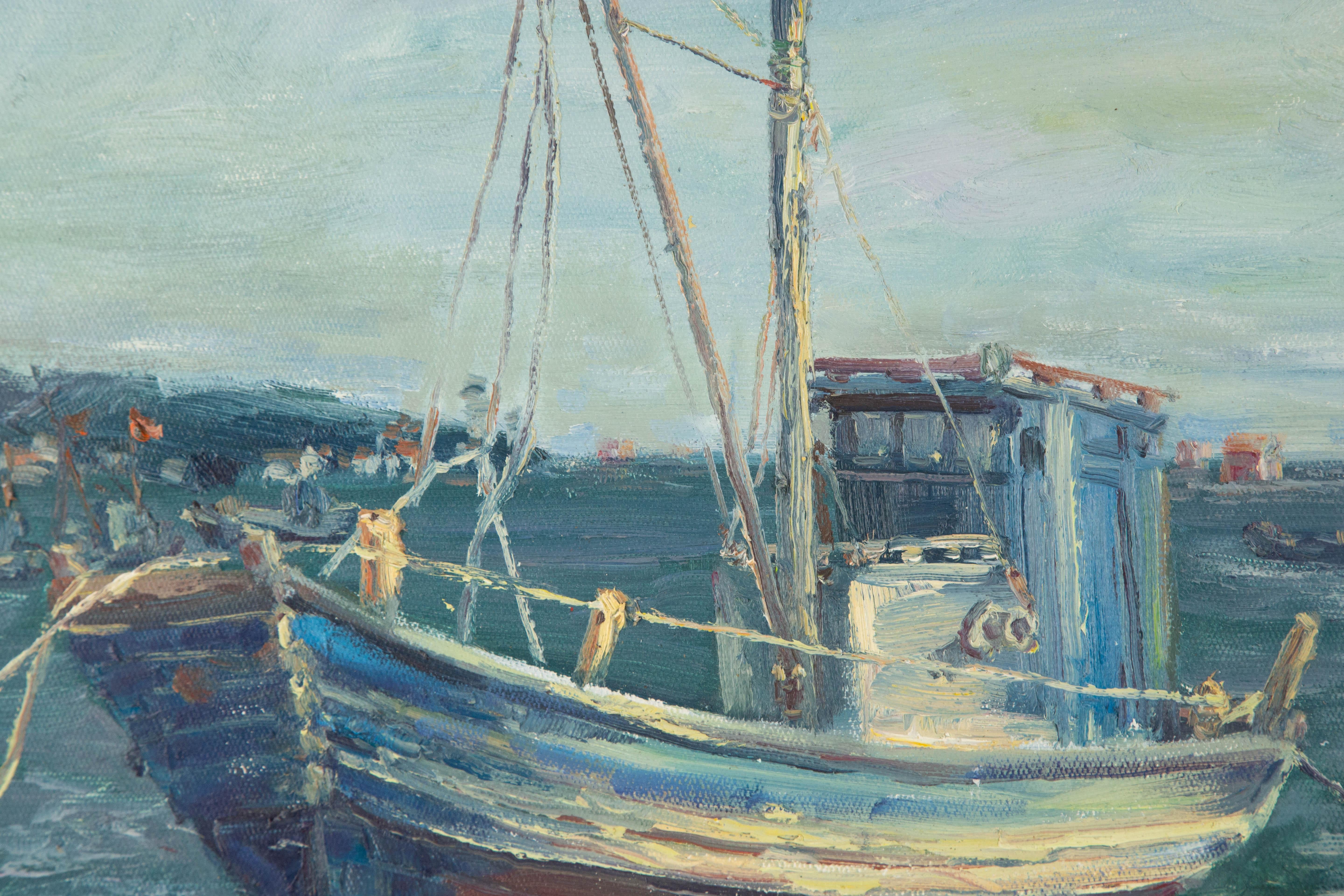 Chen Yao Wasserlandschaft Original Öl auf Leinwand 