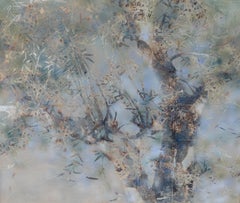 Le Vent -  pigmento su carta Nihonga di Chen Yi Chen