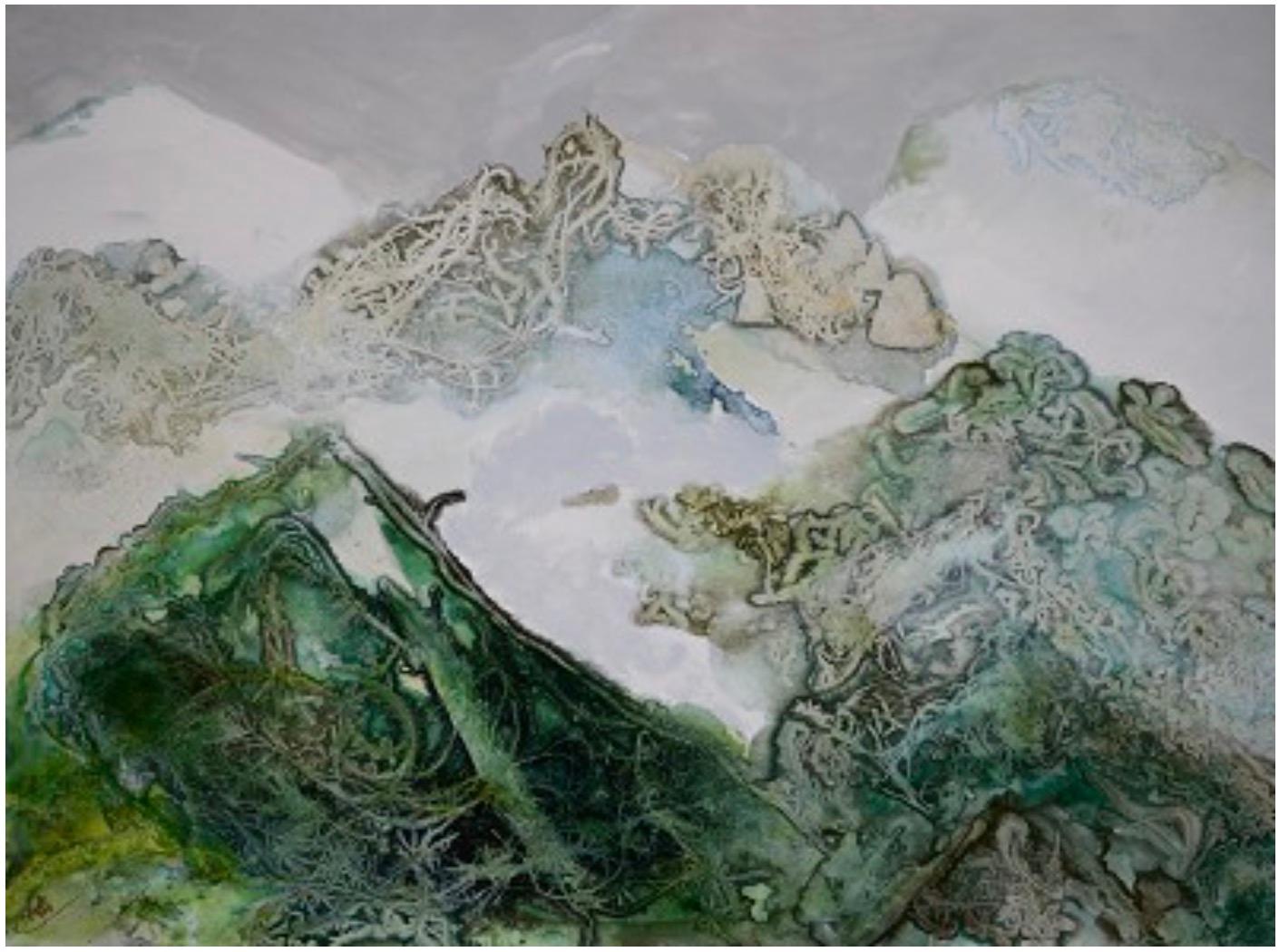 Chen Yu Abstract Painting – Chinesische Landschaft