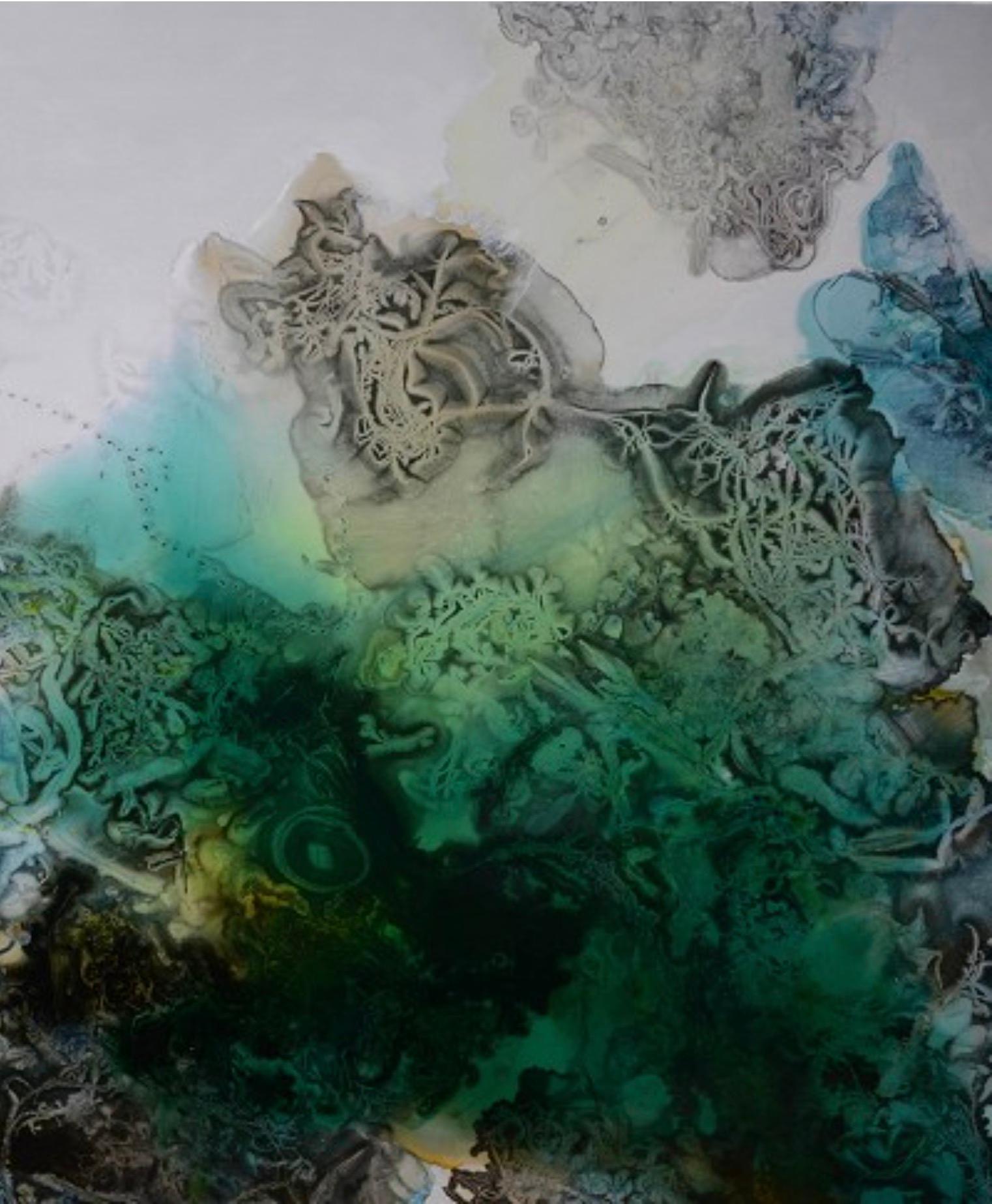 Sea Breathing - Mixed Media Art by Chen Yu