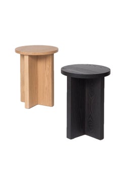 Sgabello Chene Wood in Oak, Acero o Frassino