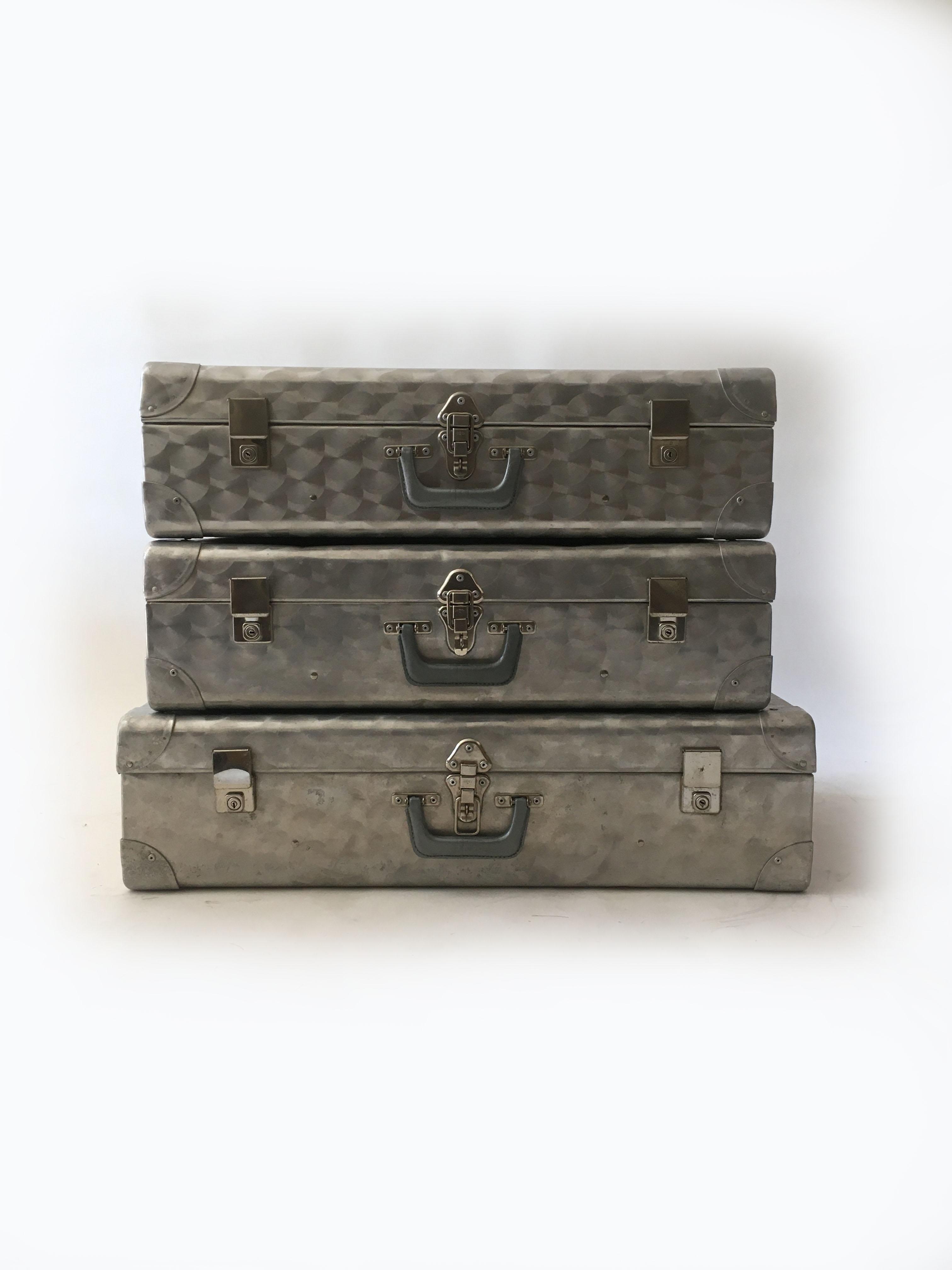 aluminum suitcase set