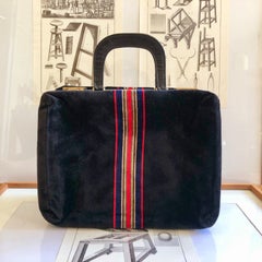 Cheney, London Velvet & Leather, sac de voyage ou porte-documents, années 1950, Angleterre