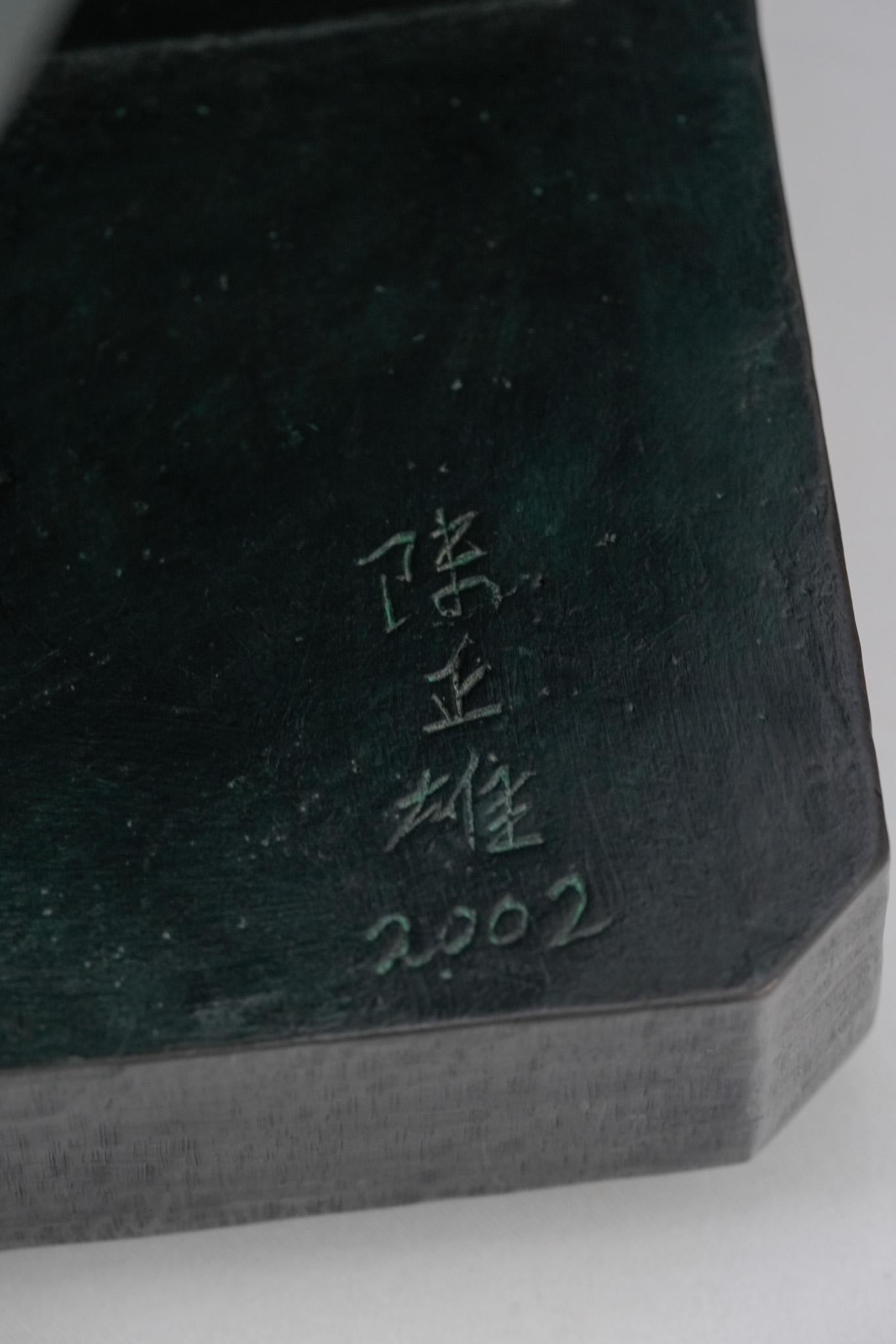 Awaiting, Contemporary Bronze Figure Sculpture For Sale 12