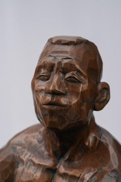 In attesa, scultura contemporanea in bronzo, 2002