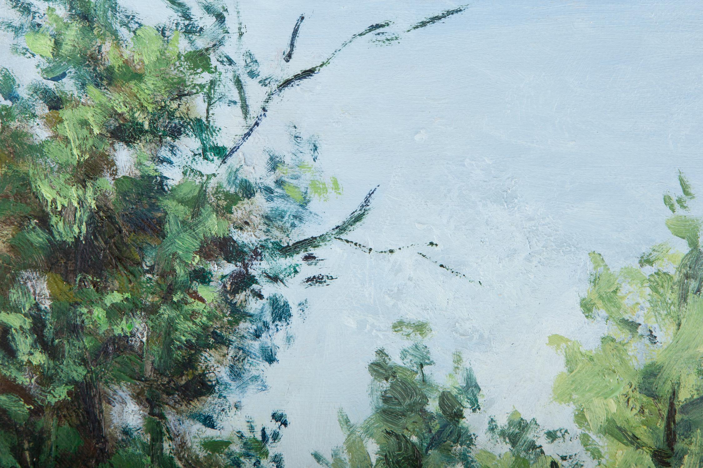 ChengJuan Wang Landscape Original Oil Painting 