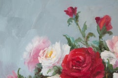 Chengke Liu Still Life Original Oil Painting "Peony"