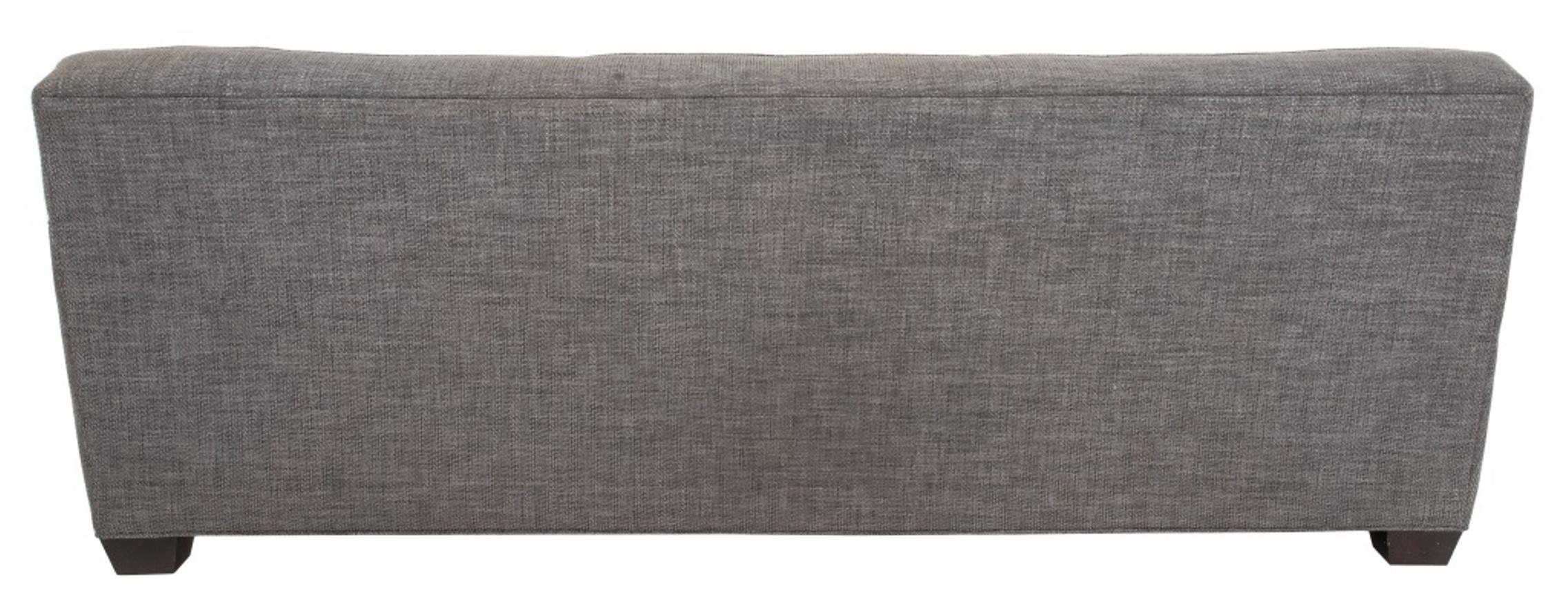 Chenille Upholstered Three Seater Sofa For Sale 2