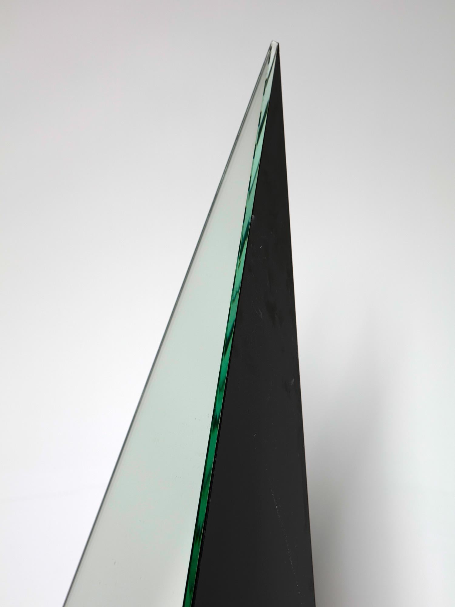 Fin du 20e siècle Rare miroir de sol Cheope de Giuseppe Raimondi pour Crystal Art, Italie, 1970 en vente