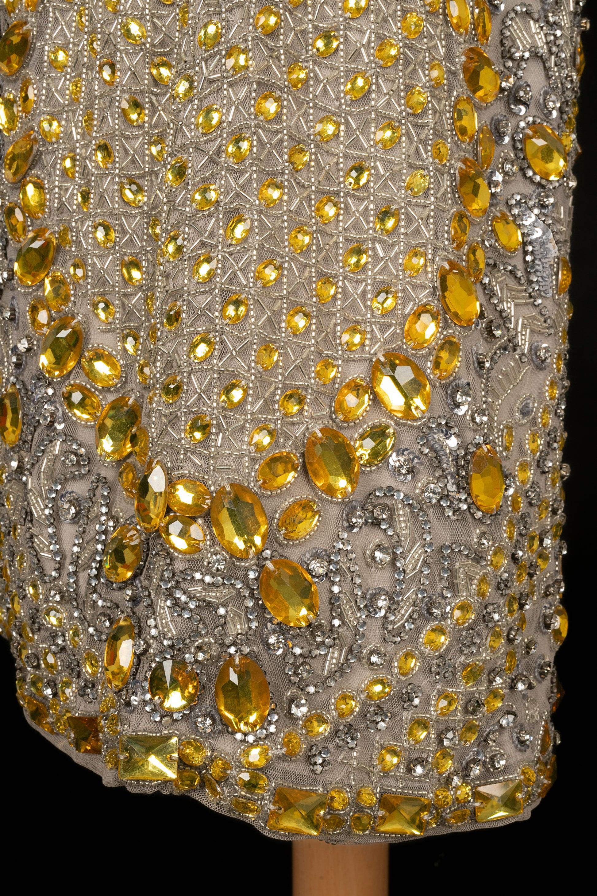 Women's Cher Michel Klein Golden Skirt