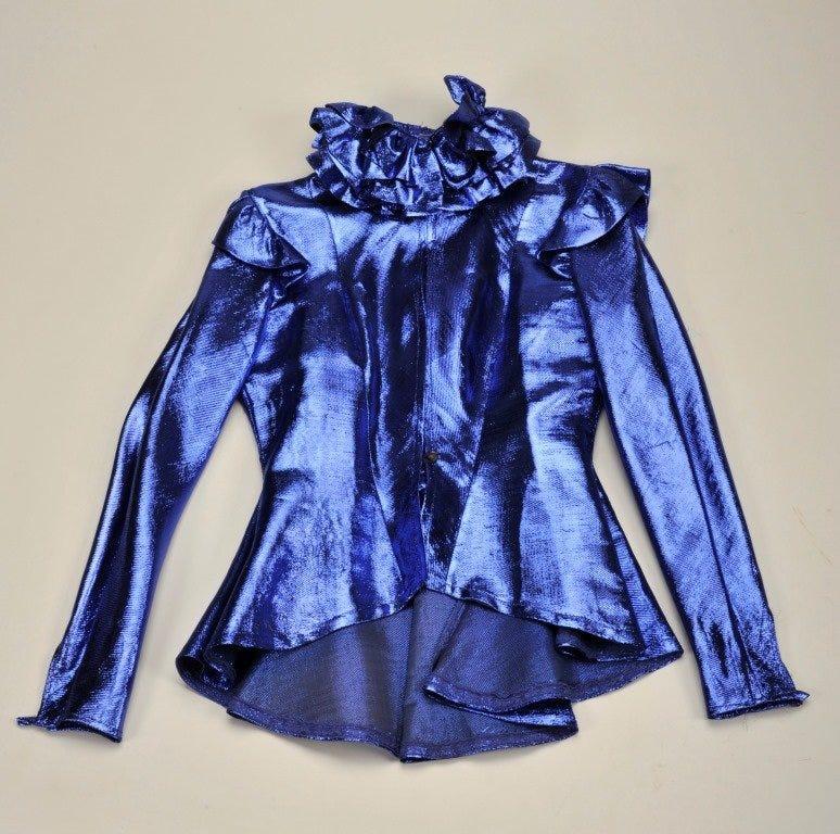 A Cher stage-worn purple top. 

Cher began her career in the 1960s alongside then husband Sonny Bono. The duo had a string of hits throughout the decade and a popular TV show.

After they split in 1974, Cher launched a successful solo career – both