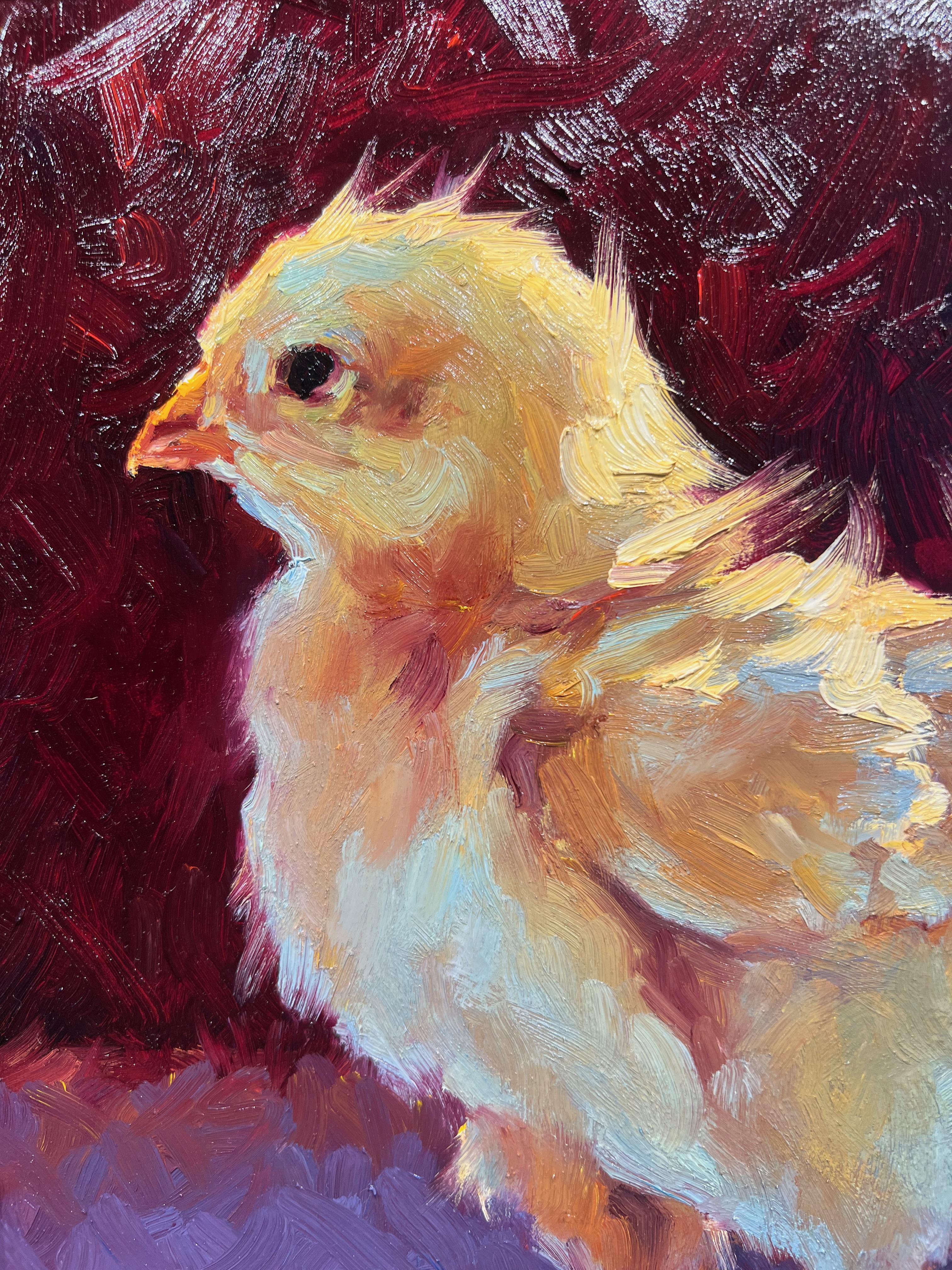 baby chick painting