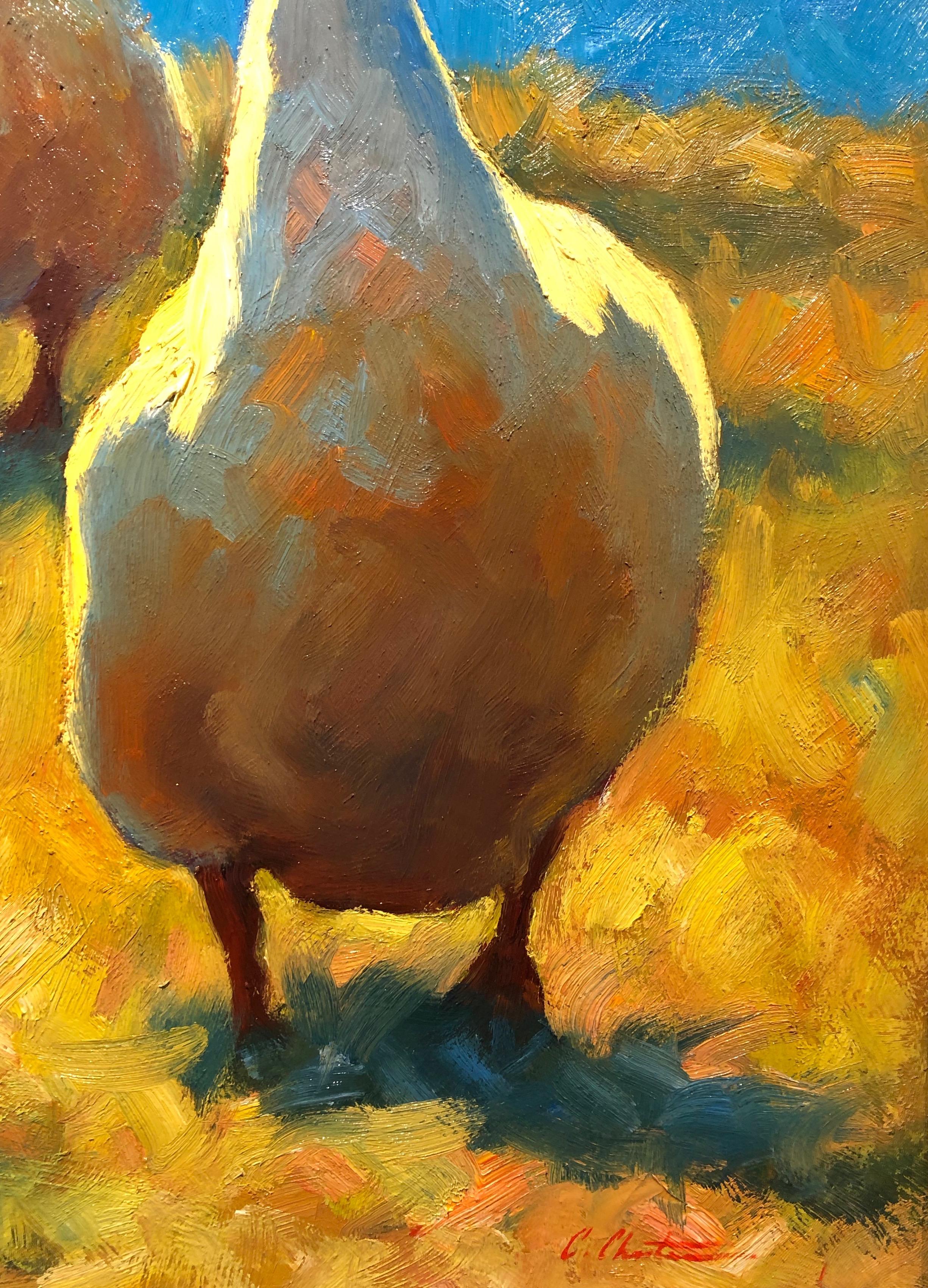 duck oil painting