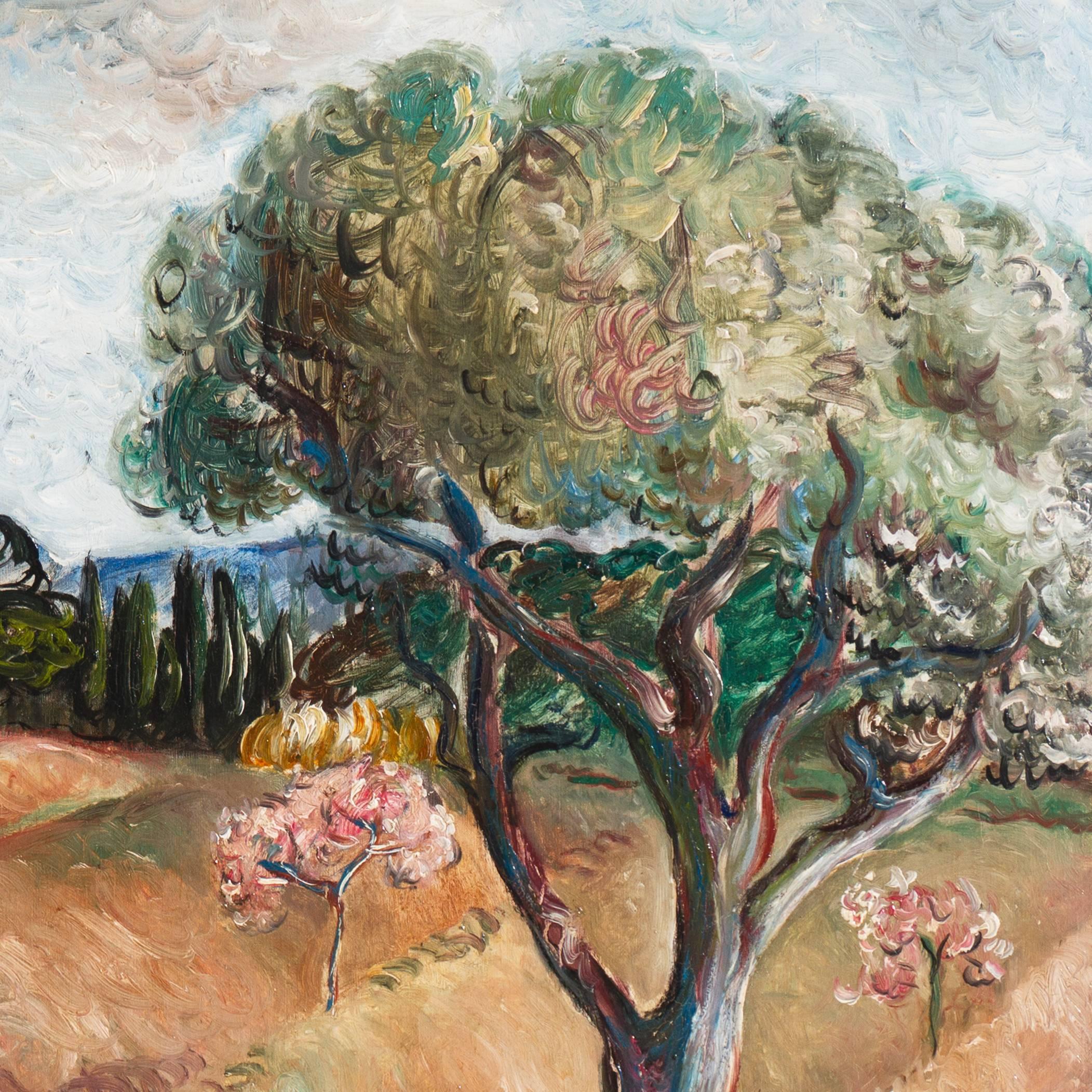 'Primavera in Provenza', Parigi, Salon d'Automne, Artista donna post-impressionista in vendita 2