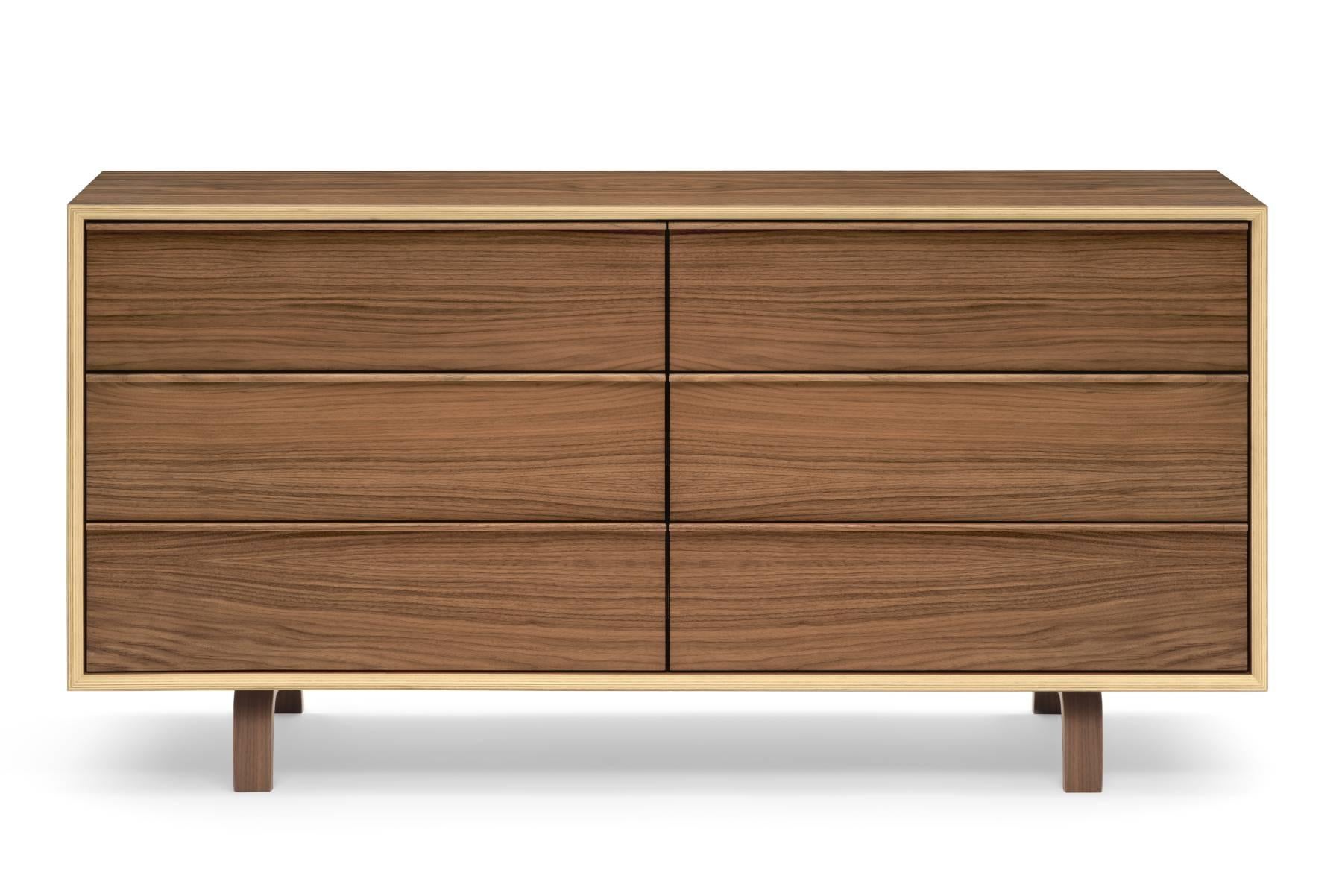 Mid-Century moderno Cassettone Cherner a 6 cassetti in vendita