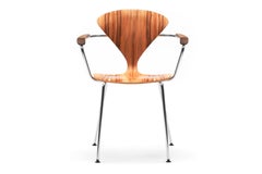 Cherner Armchair with Metal Base