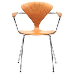 Cherner Armchair with Metal Base