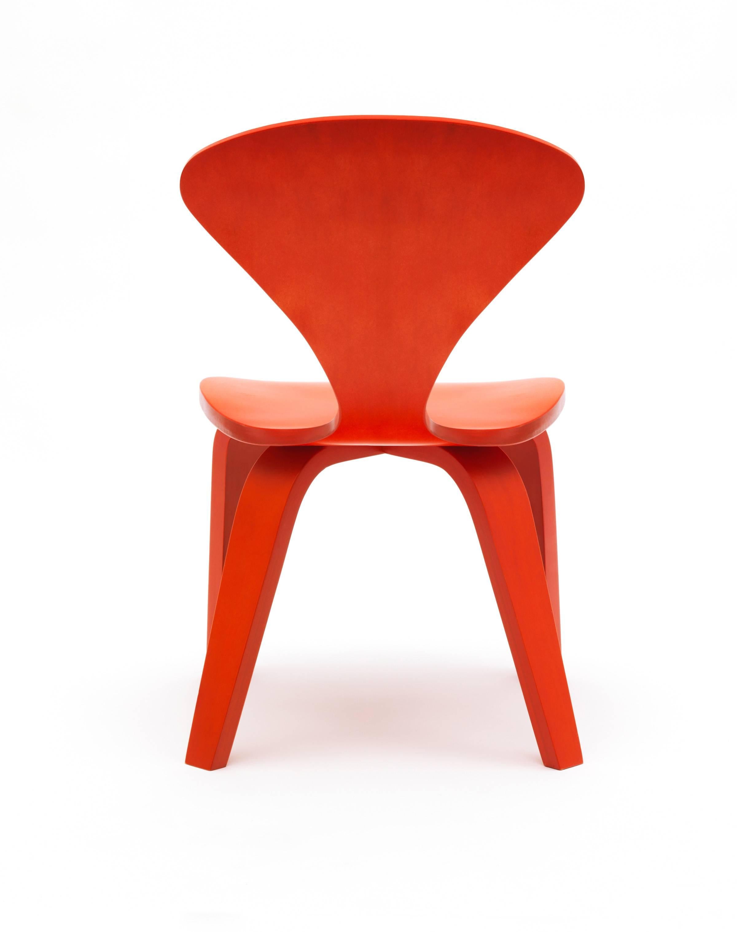 American Cherner Child Chair by Benjamin Cherner in Orange, Contemporary, USA, 2007 For Sale