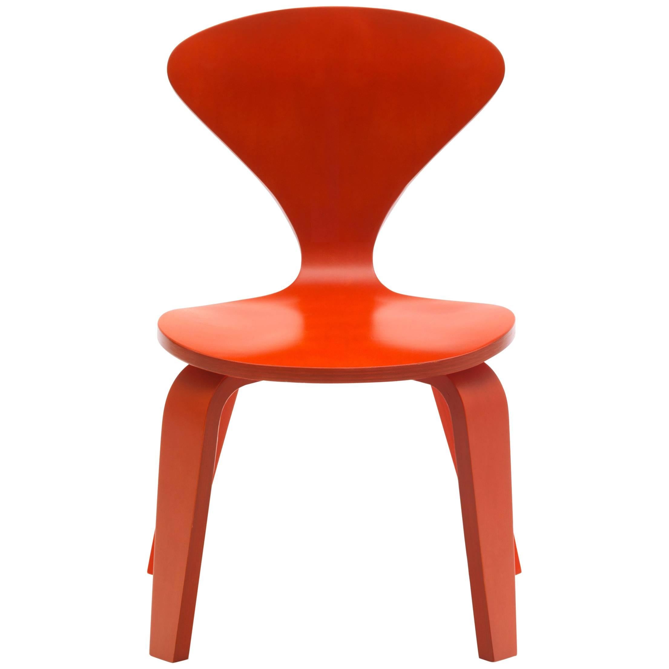 Cherner Child Chair by Benjamin Cherner in Orange, Contemporary, USA, 2007 For Sale