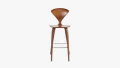 Cherner Counter Stools in Walnut by Norman Cherner, Pair