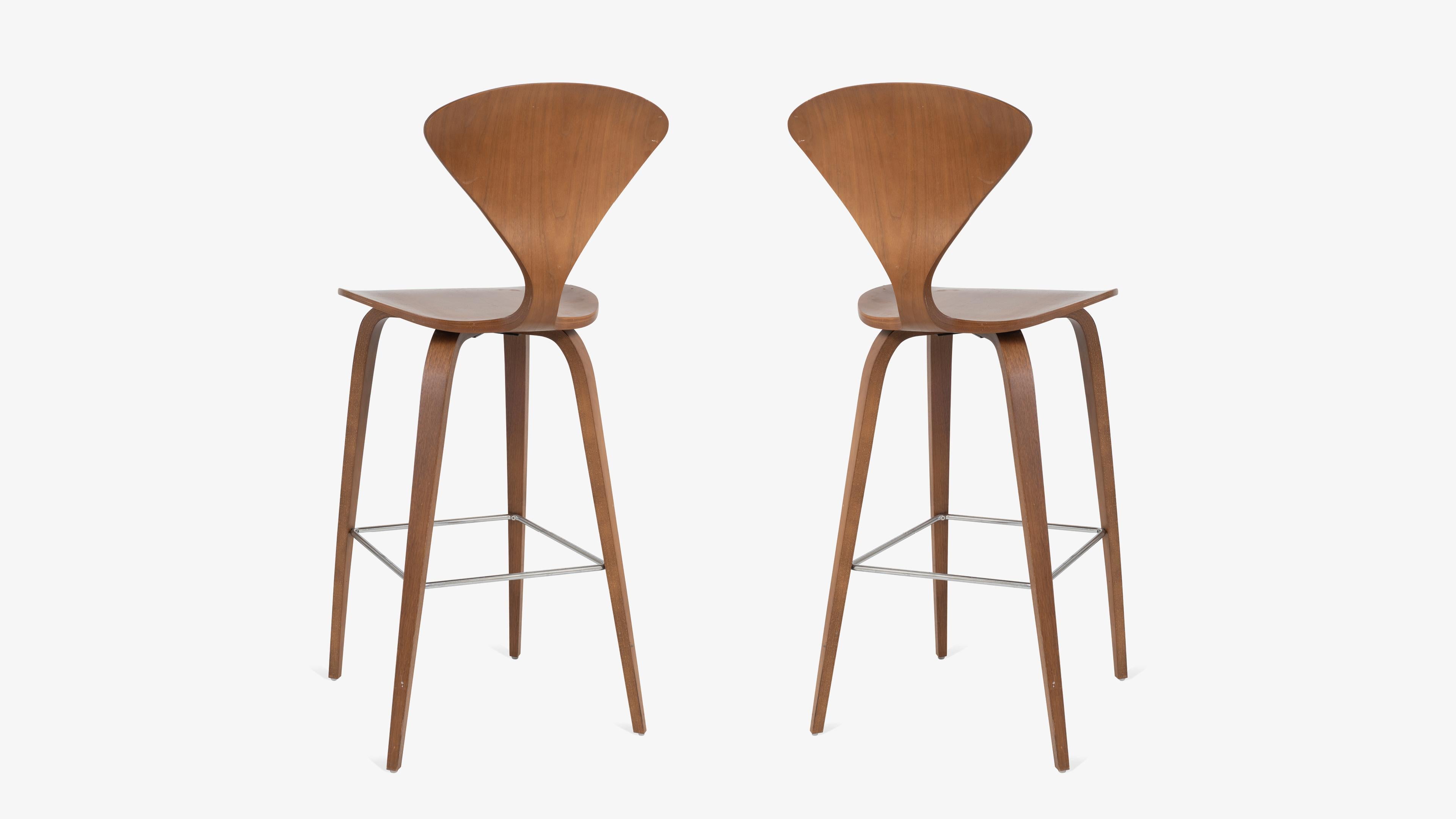 norman cherner counter stool