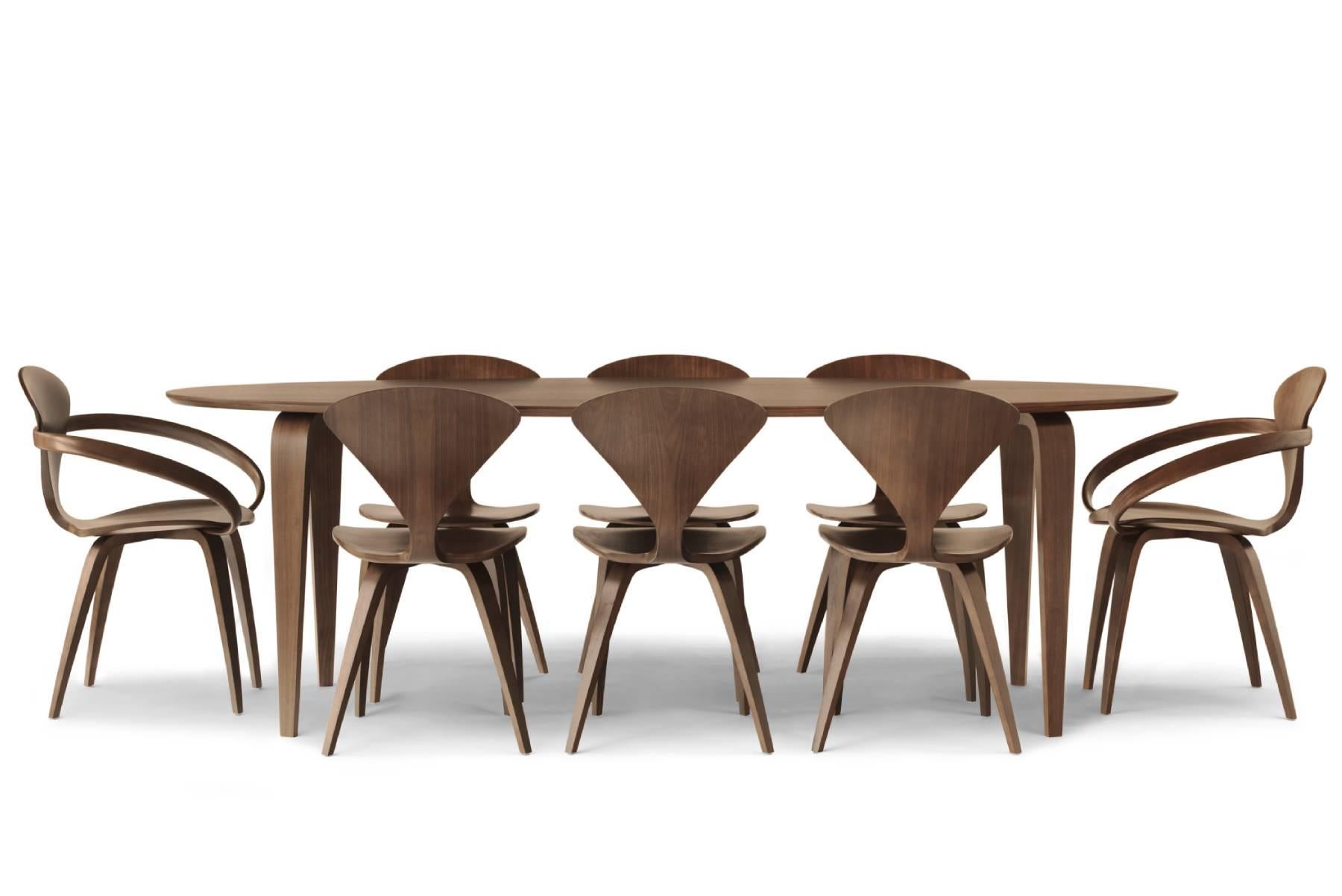 Introduced in 2003, Cherner tables are designed by Benjamin Cherner to compliment Cherner seating. Perfect in a formal or informal setting, the tables are strong and lightweight. Cherner tables are available in oval, round and rectangular shapes