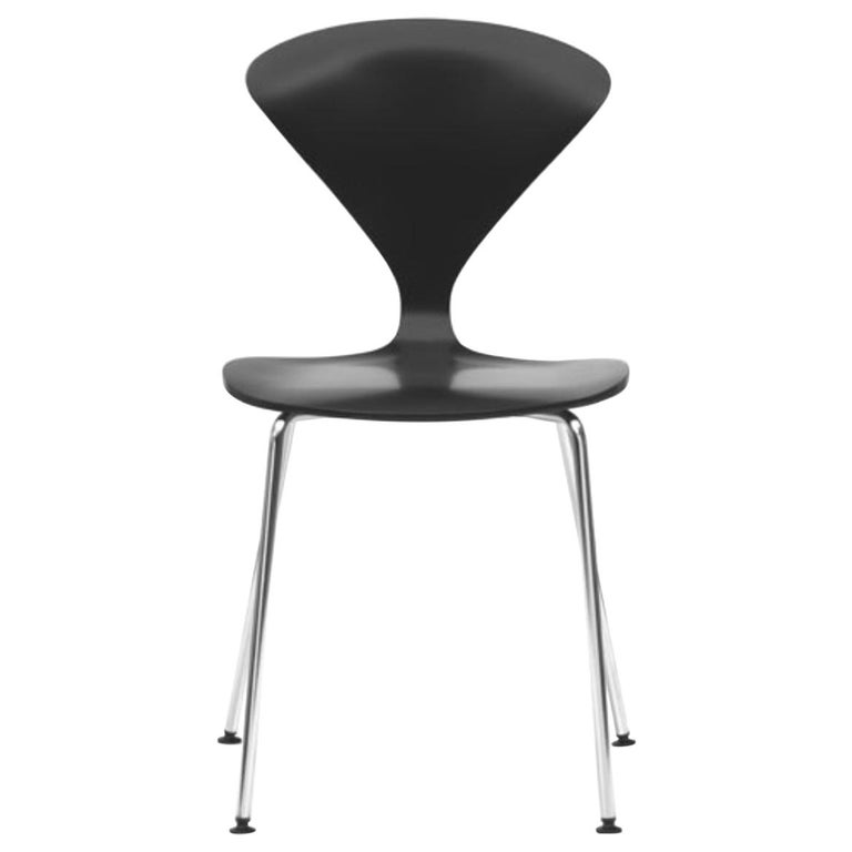 Cherner Side Chair with Metal Base For Sale