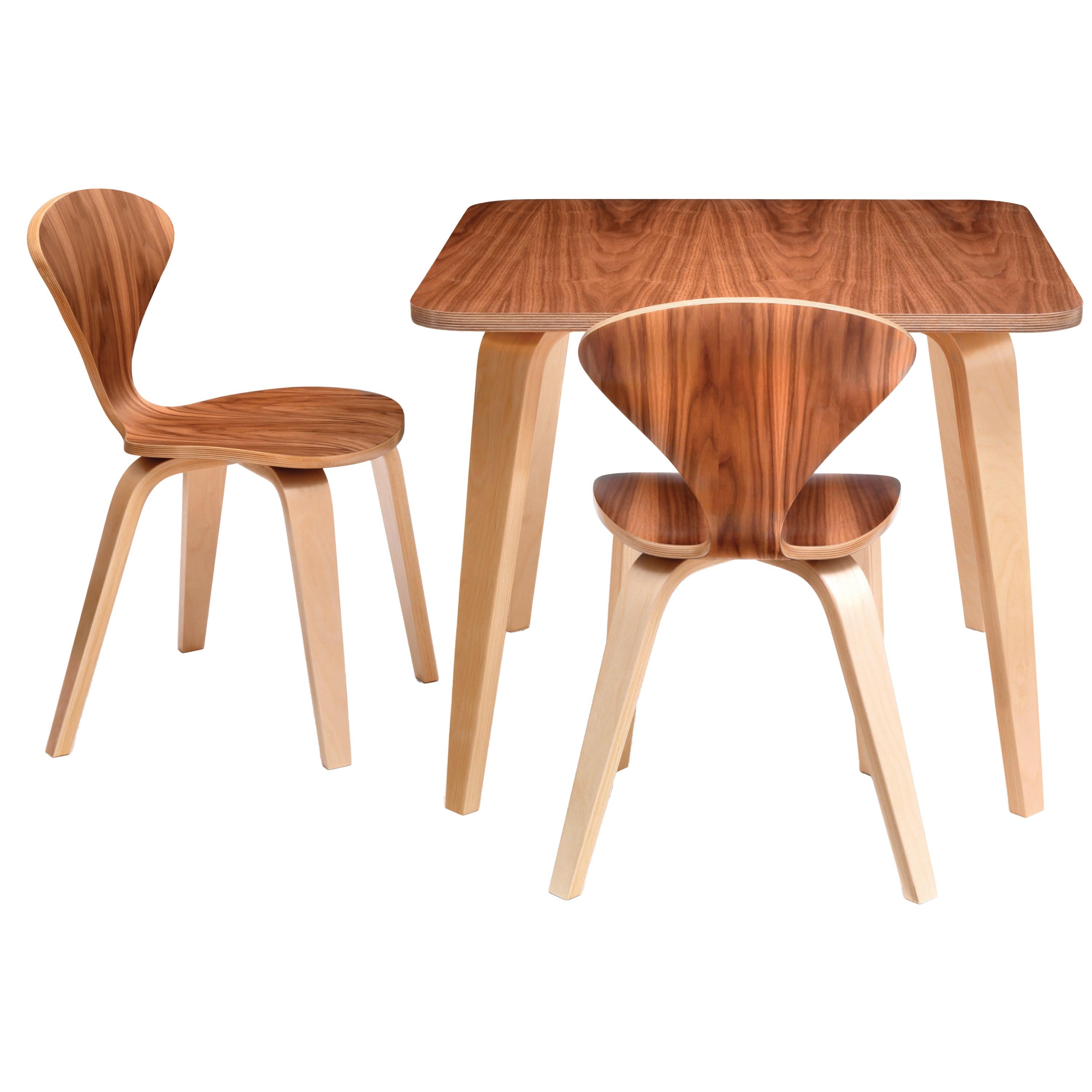 Cherner Square Play Table in Walnut by Benjamin Cherner, Contemporary, USA, 2007 For Sale