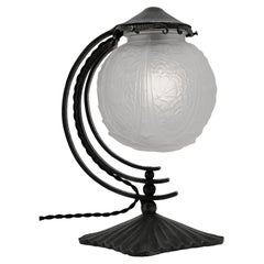 Cherrier & Besnus French Art Deco Table Lamp, 1920