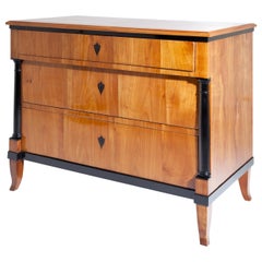 Cherry Biedermeier Chest of Drawers, Southern Germany, circa 1820