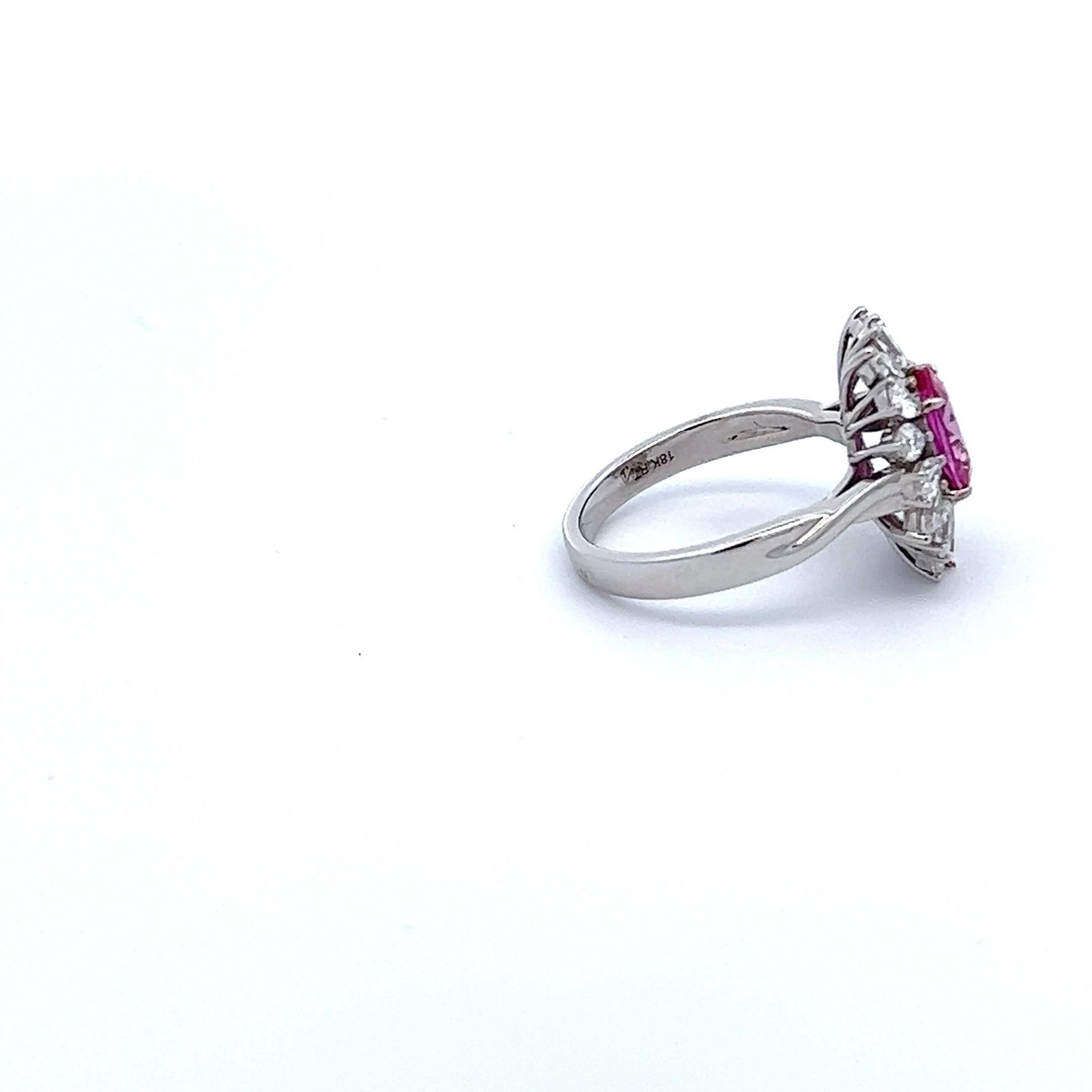 cherry blossom diamond ring