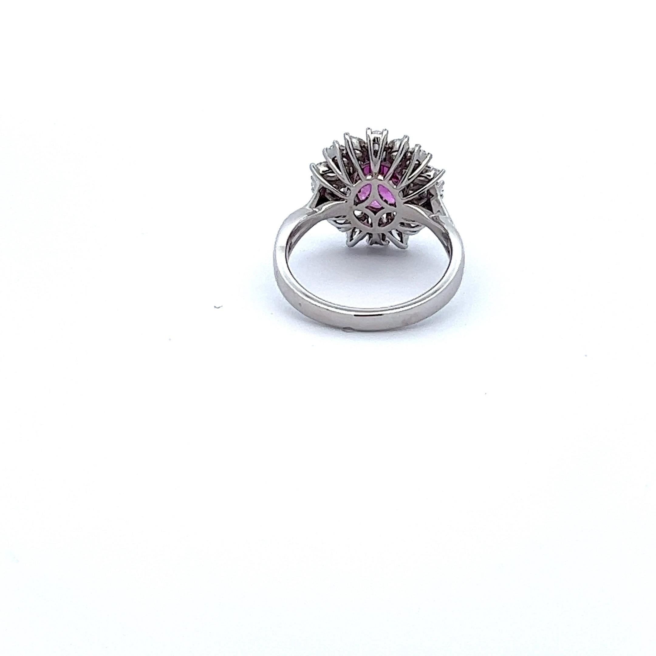 cherry blossom engagement ring